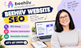 beehiiv website SEO setup optimization newsletter growth