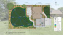 design a landscape irrigation plan with sprinkler and drip layout in USA