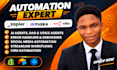 setup make com automation, zapier n8n automation, webhook, shopify automation
