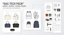 design bag tech pack handbag tech pack backpack tech pack technical drawing