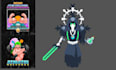 pixel art character design pixel art animation 2d sprite sheet pixel animation
