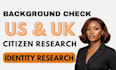 conduct a background check on any US citizen