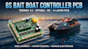 design 4 layer 6s bait boat controller pcb teensy 4 1 rt1062 rc system