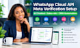 setup whatsapp cloud API meta verification setup ai chatbot sale n8n automation