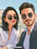 paint custom couple portrait
