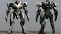 draw amazing character mecha robot illustration