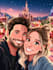 draw disney children cartoon illustration