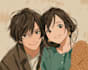 draw anime couple illustration