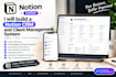 build a notion CRM and client management system
