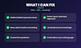 fix html CSS responsive issues and javascript bugs