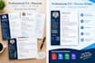 design a professional CV