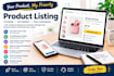 create optimize product listings