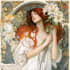 create illustrations in art nouveau style