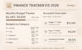 create finance tracker os 2026 notion budget template
