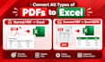 convert pdf into excel data
