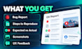 manually test your website and report bugs