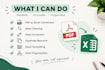 convert PDF to excel and clean data