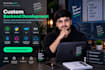 build custom backend apis with nodejs python or go