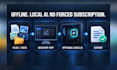 build a custom desktop application that runs on local llm