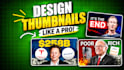 design professional and clickable youtube thumbnails