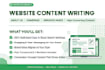 do professional website content writing and about us page