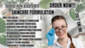 formulate skincare products as a cosmetic chemist