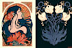 do illustrations in art nouveau style