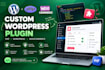 develop a custom wordpress plugin with PHP