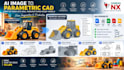 convert ai generated images into parametric 3d cad models