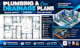 design plumbing, drainage, sanitary, water supply and pipe network plans