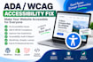 fix ada compliance and wcag accessibility issues on your website