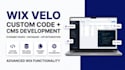 develop wix velo custom code, cms dynamic pages, database and api integration