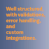 do API development, testing, debugging, documenting, hosting