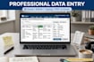 do  fast and accurate data entry and library science work