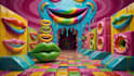 create surreal and psychedelic promotional visuals