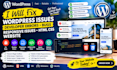 fix wordpress issues developer errors bugs responsive issues html css website