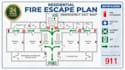 design professional fire escape plan and evacuation map for safety