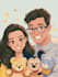 make a disney cartoon illustration