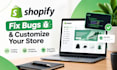 fix shopify theme bugs, liquid errors and broken store layouts