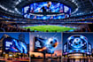 football stadium ads led screen 3d billboard animation ads sport arena animation