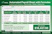 create payroll,overtime,commission,attendance,inventory excel sheet