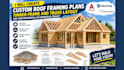 create custom roof framing plans, timber frame and truss layout