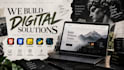 develop a responsive website using HTML CSS and python
