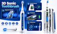 3d sonic toothbrush, resonance control, position sensor, fuel gauge, mobile sync