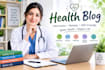 write SEO health blog posts and wellness articles