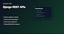build django and fastapi python backend apis and rest apis