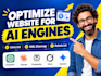 setup llms txt, robots txt, and XML sitemap for website for ai search engines