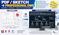 create electrical single line diagrams and autocad drawings