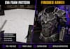 design custom eva foam cosplay armor, patterns and templates