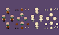 draw retro pixel game art isometric pixel art 2d game assets tilesets pixel map